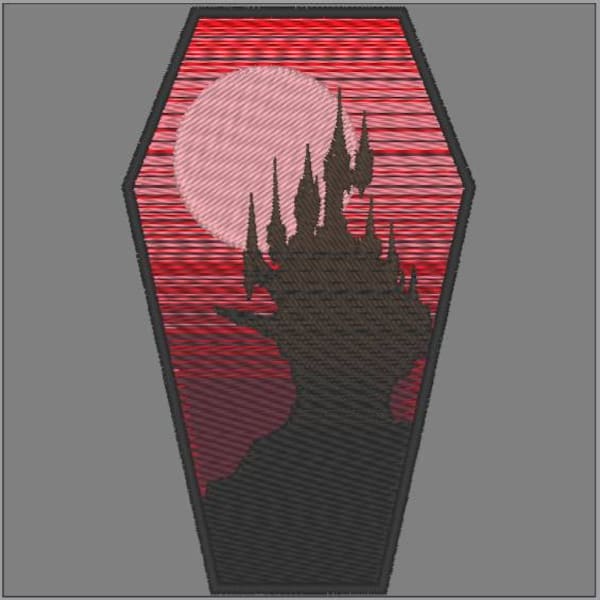 Castlevania ドラキュラ城シルエットパッチ