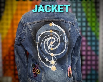 Aangepast denim vest of jasje