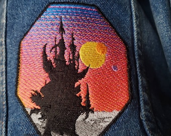 Dark Crystal - Castle of The Crystal Silhouette Aufnäher / Patch