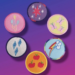 MLP inspired Cutie Mark Patches