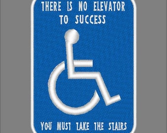 Debes subir las escaleras - Parche de humor para discapacitados