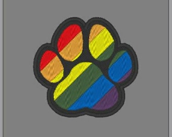 Pride Paws! Embroidered Patch