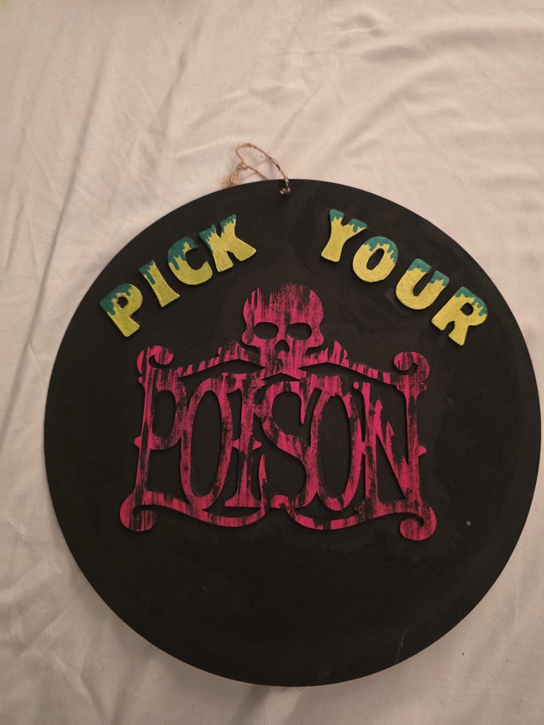 Pick Your Poison - Etsy
