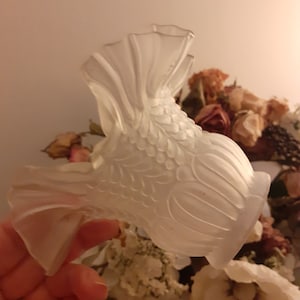 Vintage-Tulpenlampenschirm aus Glas