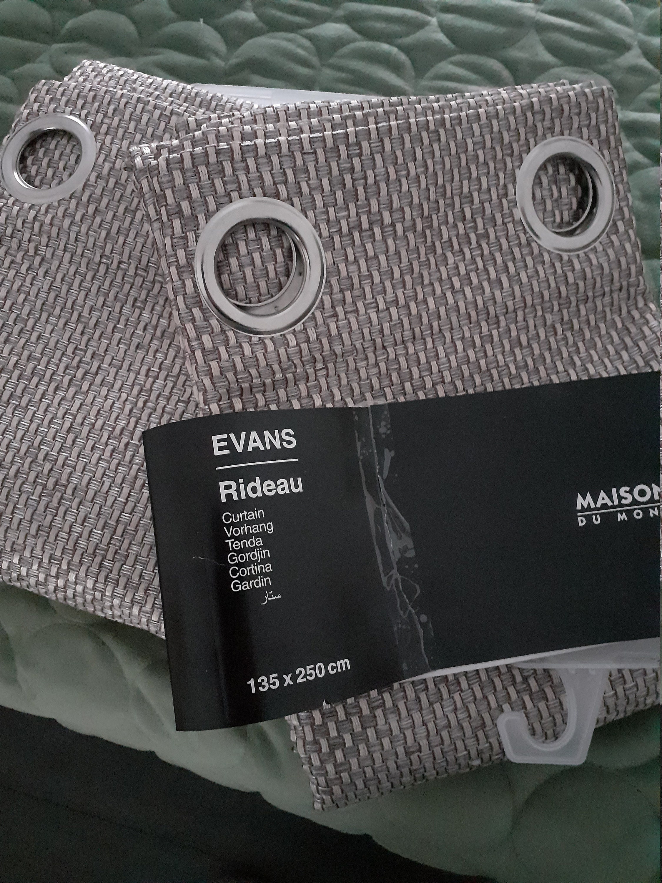 Paire de Rideaux Maisons Du Monde