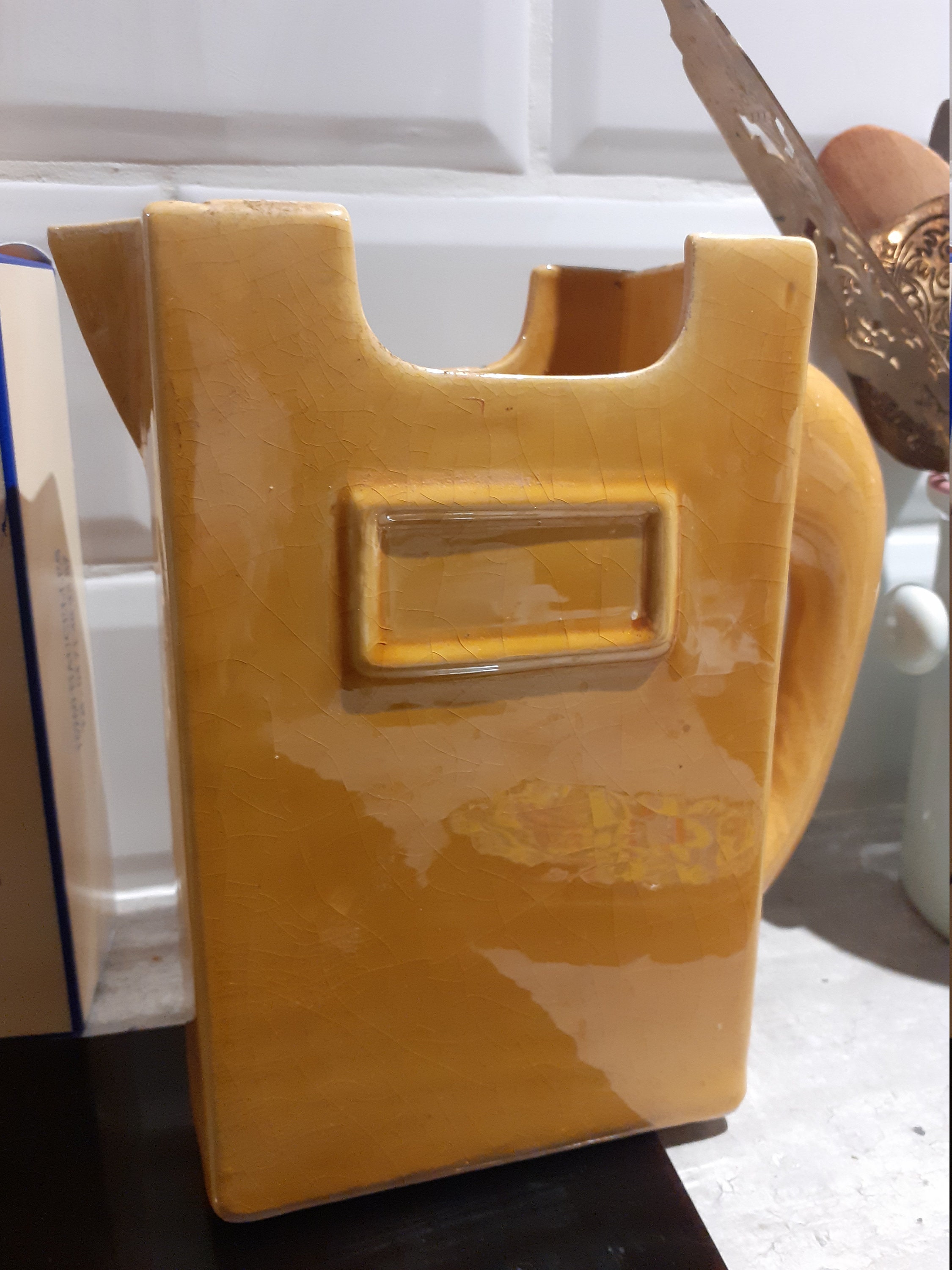 Carafe Broc Céramique Jaune Safran de Provence