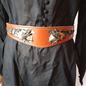 Venice vintage leather belt
