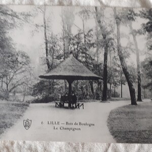 Carte postale ancienne Le Champignon Bois de Boulogne Lille
