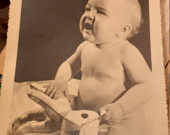 Vintage baby photo