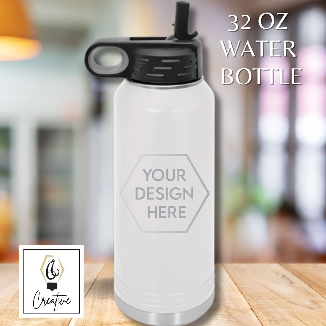 32 Oz Engraved Water Bottle | Personalized Water Bottle | Custom Water ...