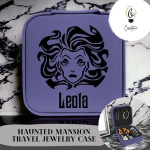 Haunted Mansion Jewelry Box | Foolish Mortals Jewelry Case | Halloween | Madame Leota | Travel Jewelry Case | Custom Jewelry Box
