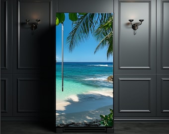 Beach_1 Fridge Cover – Available in Magnet or Vinyl | Multiple Piece Sets
