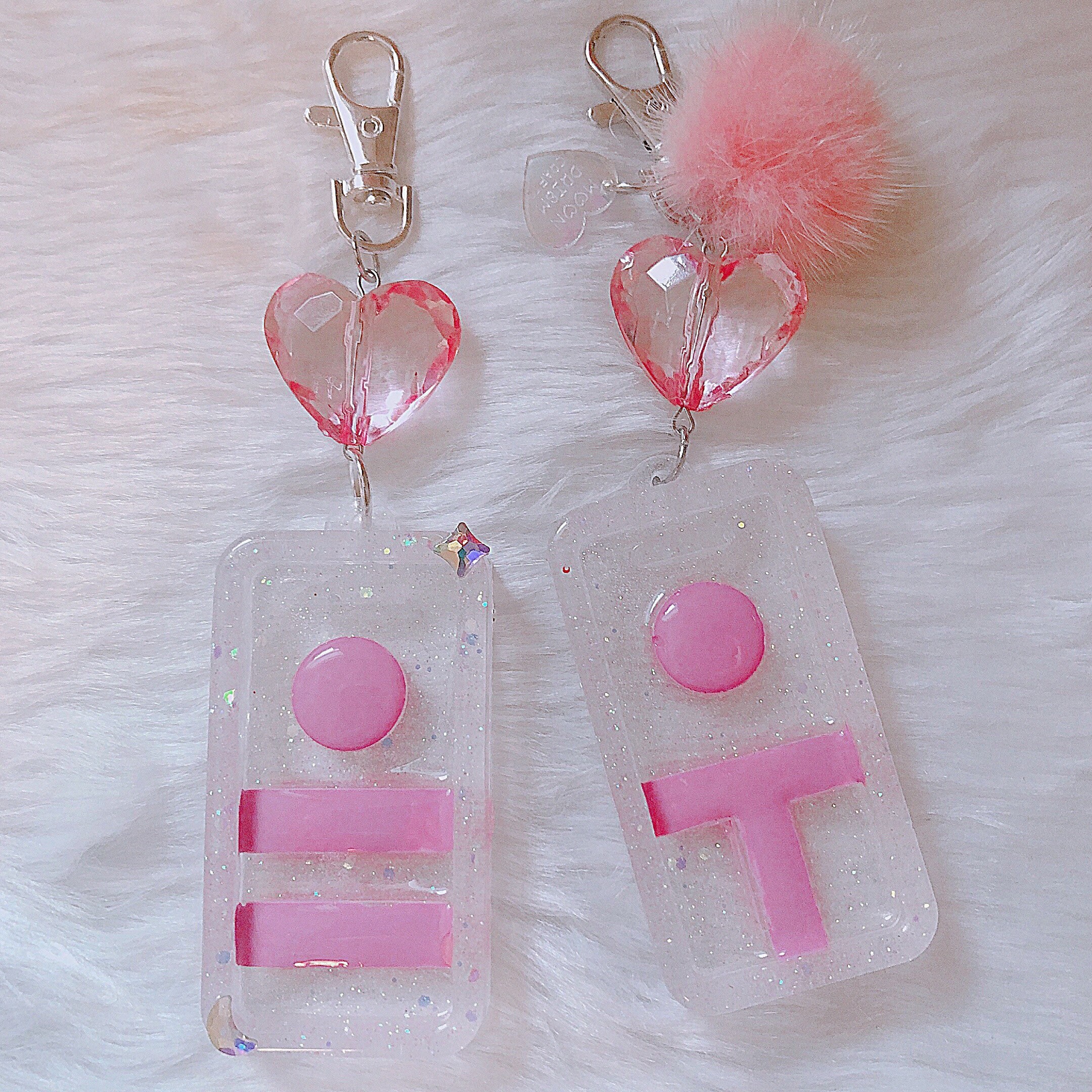 Spirited Away Bath Token Keychains pink/sparkles Etsy