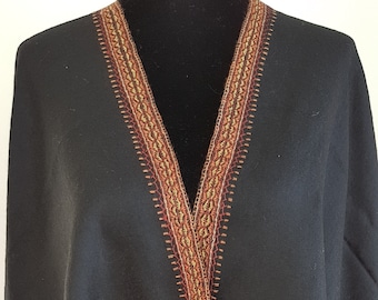 Hand Embroidered Soft Wool Khas Shawl