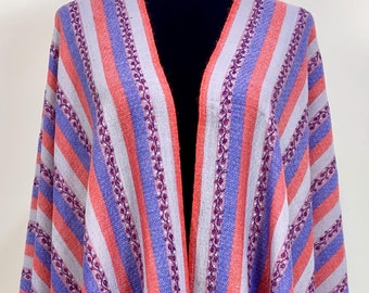 Zayna Royale Hand Embroidered Wool Scarf / Wrap