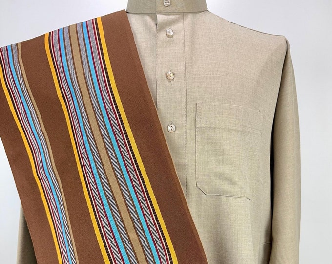 Habirah Yemeni Cotton Shawl - Brown