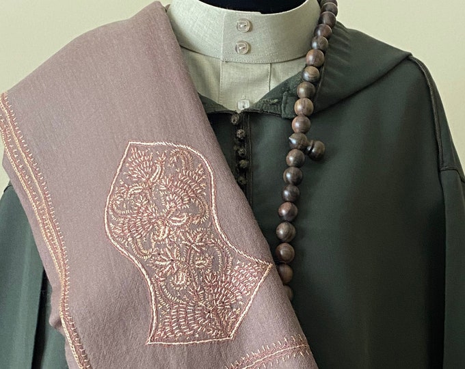 Zayn Sandala Hand Embroidered Wool Shawl