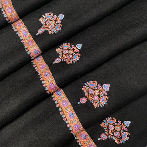 Handloom Hand Embroidered Cashmere Shawl