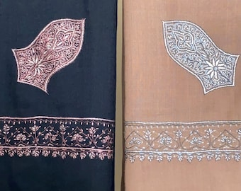 Alawi Sandala Hand Embroidered Wool Shawl