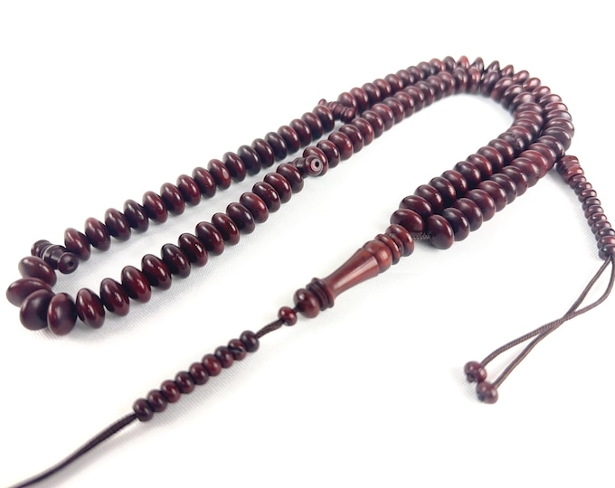 Darqawi Disc Prayer Beads 12 mm - Red Kuka