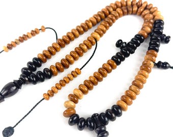 Darqawi Disc Prayer Beads 10 mm - Kuka & Ebony