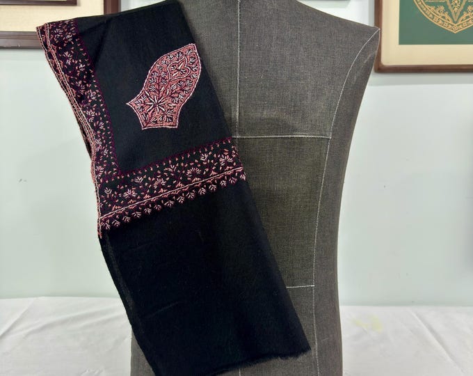 Alawi Sandala Hand Embroidered Wool Shawl