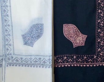 Darqawi Sandala Hand Embroidered Wool Shawl