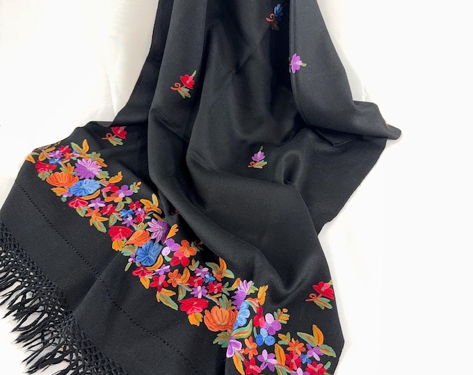 Mughal Floral Medley Wrap / Scarf