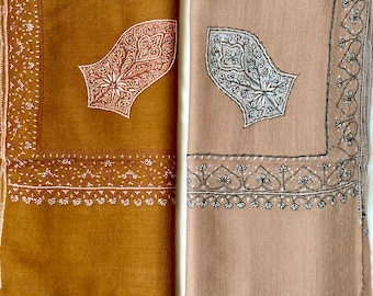 Darqawi Sandala Hand Embroidered Wool Shawl