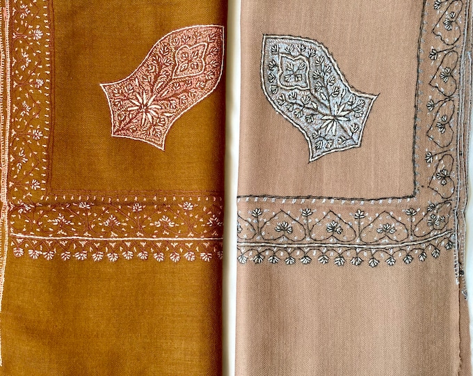 Darqawi Sandala Hand Embroidered Wool Shawl