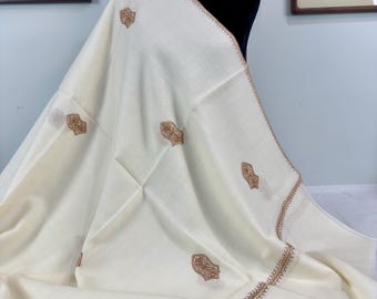 Nur Sandala Shawl - Alabaster White