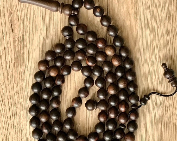 Extra Large Round Prayer Beads 16 mm - Rosewood