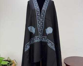 Darqawi Sandala Hand Embroidered Wool Shawl