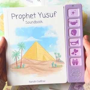 Profeet Yusuf Sound Book - Eid cadeau-idee moslim kinderen nieuw moslim baby Aqeeqah islamitisch boek cadeau moslim kinderen Ramadan cadeau Joseph Yousef Yousuf