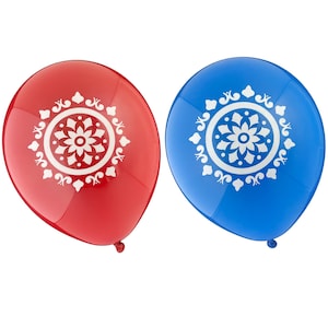 6 globos de Lilo y Stitch, decoración de fiesta de Lilo y Stitch