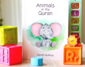 Animals In The Quran Sound Book - Muslim Kids Eid Gift Idea for New Muslim Baby Aqeeqah Gift Islamic Book Gifts for Muslim Kids Ramadan Gift