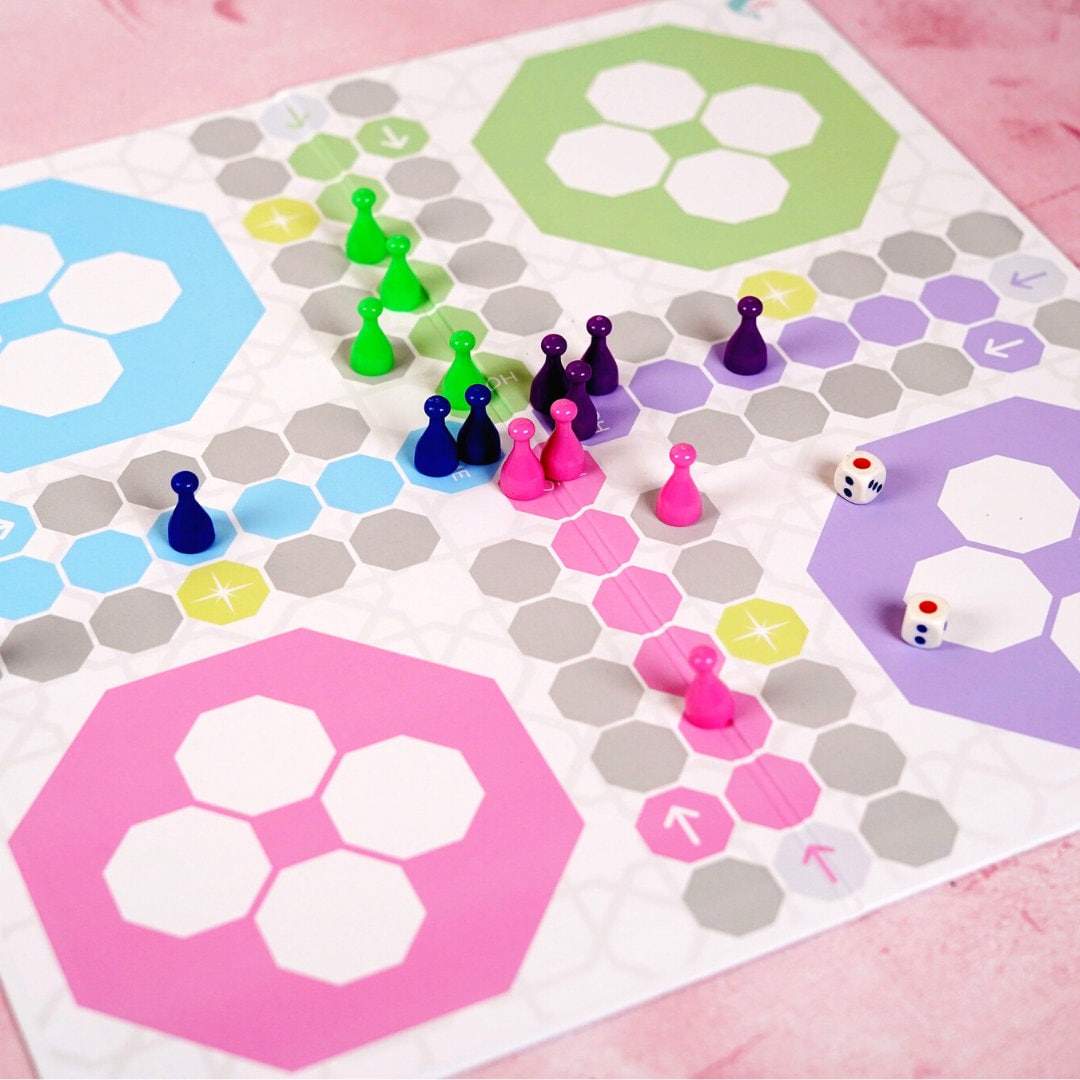 Ludo Board Game Ludo Board Ludo Game | Etsy