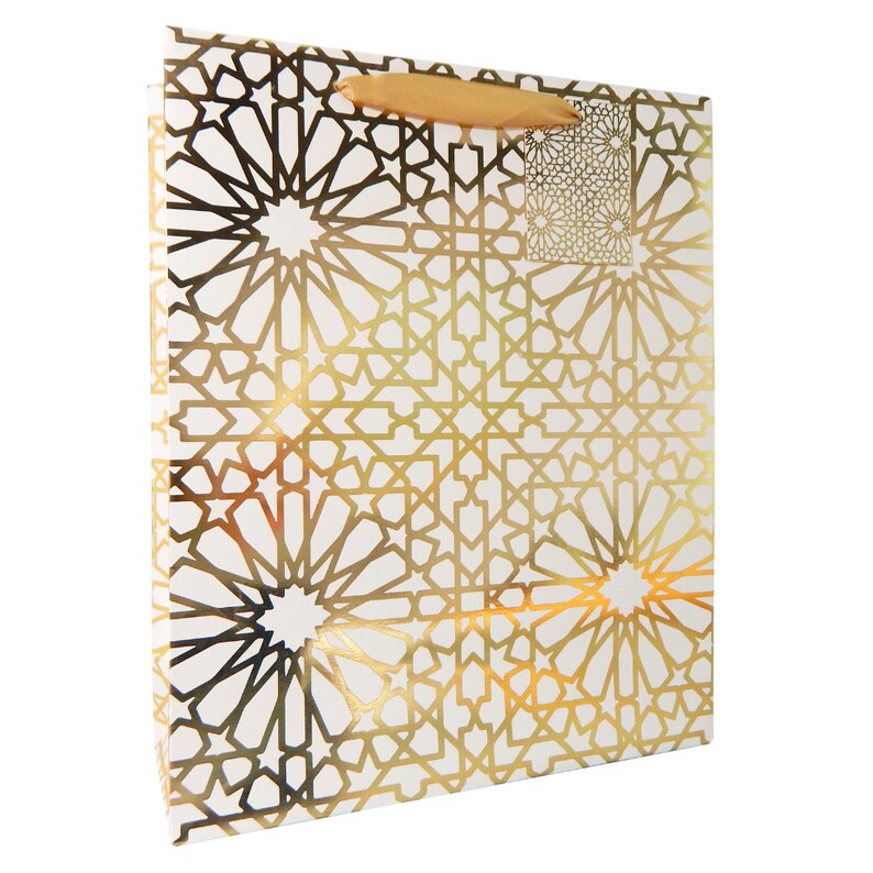 Geo Gold Gift Bags 3pk Party Decorations Foiled Party Decor Geometric Party Bags Treat Party Favours Party Decorations Elegant Party Sign