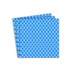 Tovaglioli di carta quadrifoglio per feste (20 pezzi) - Tovaglioli blu per feste Decorazioni per la tavola per feste Decorazioni per feste Sacchetti per feste Bomboniere per feste Insegna per feste