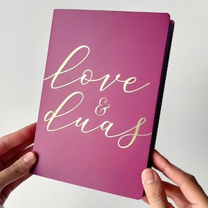 Love & Duas Treat Karte mit Halal Süßigkeiten und Schokolade – Kalligraphie-Stil Schokolade Post Leckerei Halal Geschenke Geschenke für Muslime