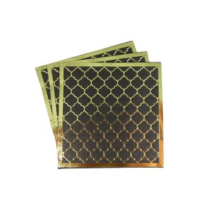 Tovaglioli per feste in ebano marocchino 20pz - Crema Decorazioni marocchine Piatti marocchini Tazze Regalo marocchino Decorazioni per feste Sacchetti per feste Bomboniere per feste Dolcetti per feste