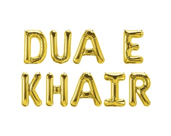 Dua E Khair Foil Balloons  | Foil Balloon | Balloon Decoration |