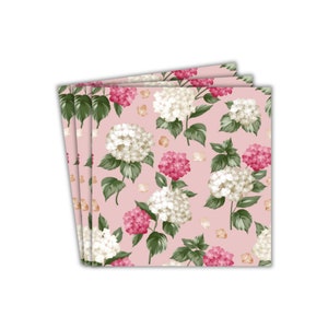 Hydrangea Party Paper Napkins (20pk) - Vintage Party Napkins Party Tableware Decorations Party Decor Party Bags Party Favours Party Sign