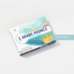 Étape 3 du jeu de cartes Arabic Phonics - Cartes alphabétiques arabes Alphabet Apprendre l'arabe Calligraphie Écriture arabe Apprendre l'arabe Flashcards Lettres arabes