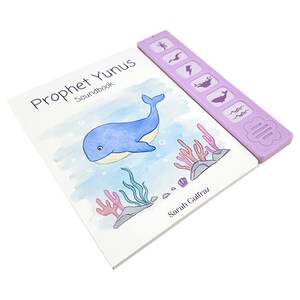 Prophet Yunus Sound Book for Muslim Kids Eid Gift Idea for New Muslim Baby Aqeeqah Gift Islamic Book Gifts for Muslim Kid Ramadan Gift Jonah
