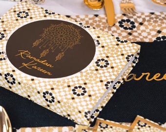 Ramadan Kareem Gift Box - Black & Gold Ramadan Favour Box Ramadan Treat Box Islamic Decor Ramadan Mubarak Gift Iftar Favours Iftar Party Bag