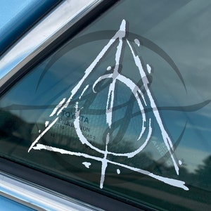 Deathly Insgesamts Symbol Aufkleber