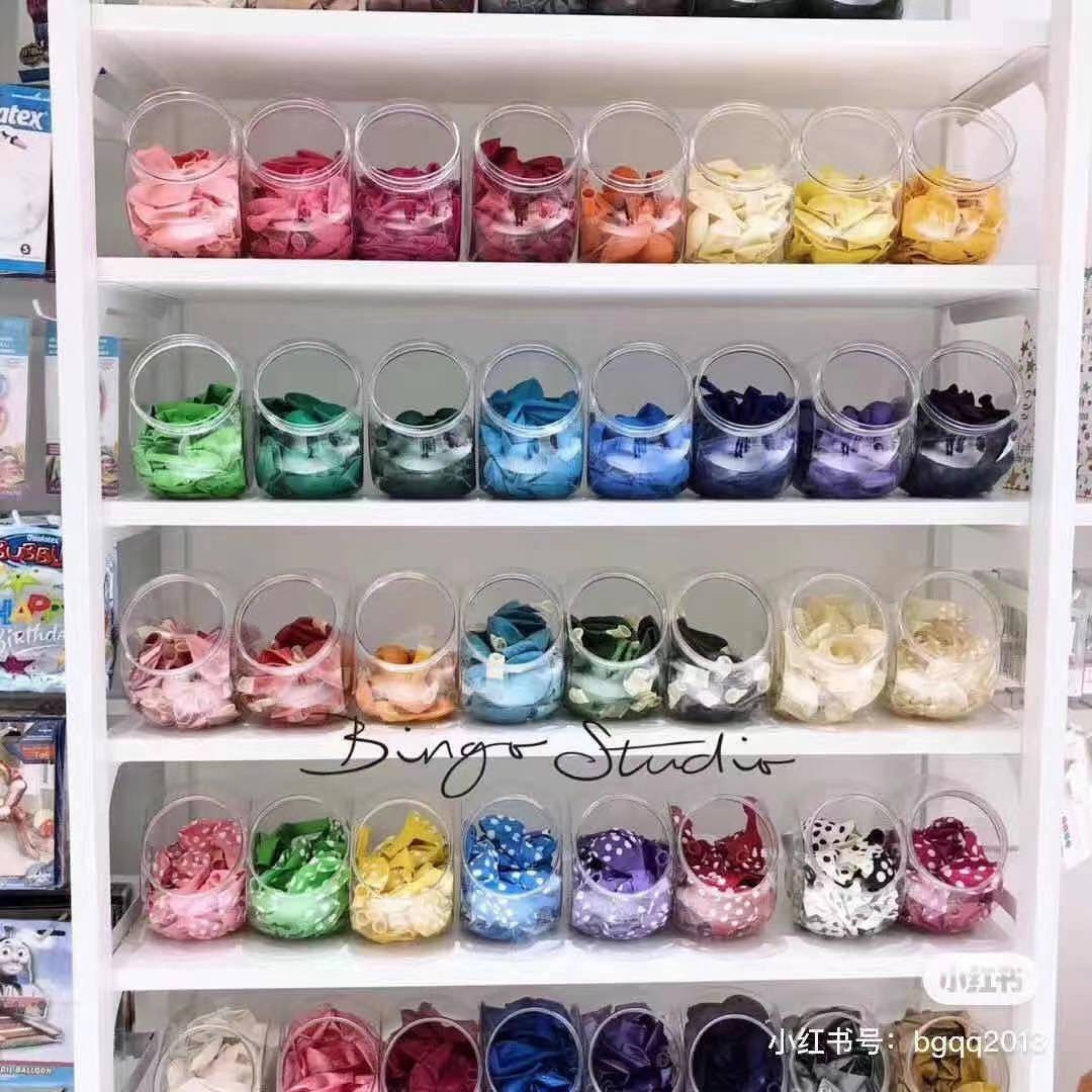 Latex balloon clear plastic box for decoration use balloon Etsy