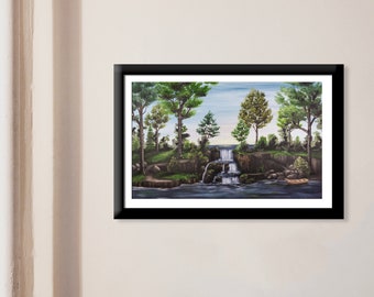 Fine Art Print, Land scape painting, Giclee Print, "Explore"