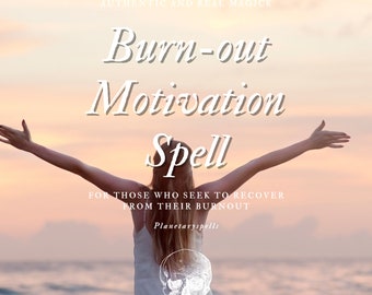 Burnout Motivation Spell | Powerful Motivation Spell | Energy Spell